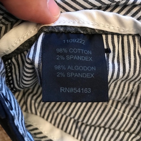 Tommy Hilfiger Navy Chino Shorts - Picture 9 of 13